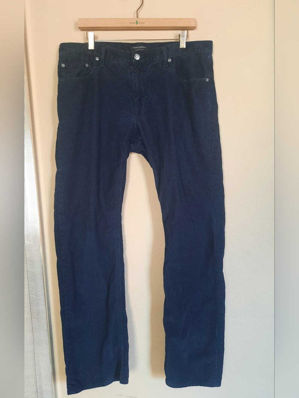 Banana Republic Men's Classic Straight Corduroy Pants - Navy